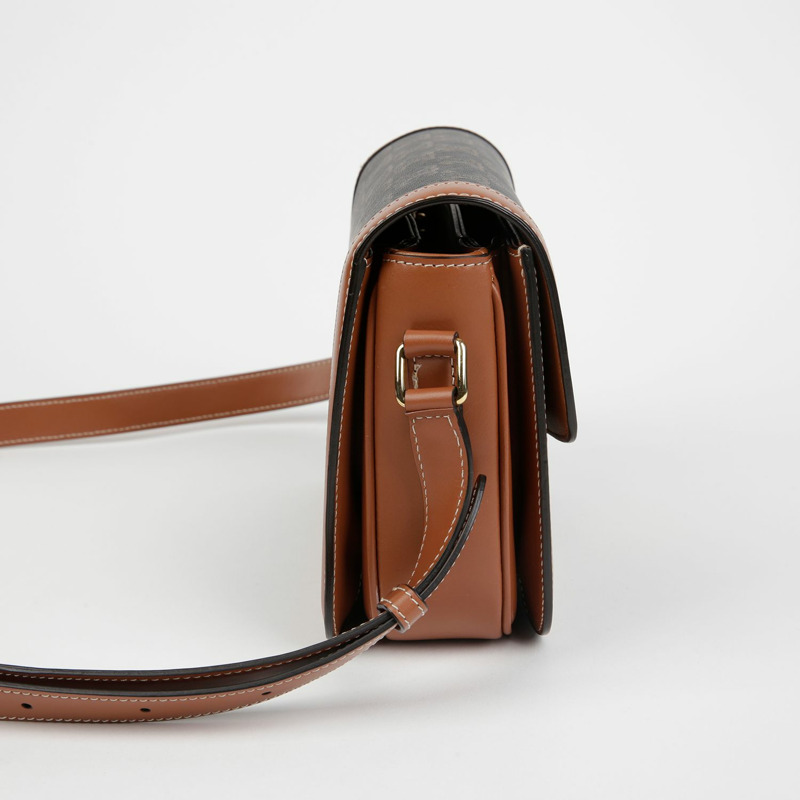 CELINE 經典 Triomphe 中單肩斜背包 191242BZ4-4