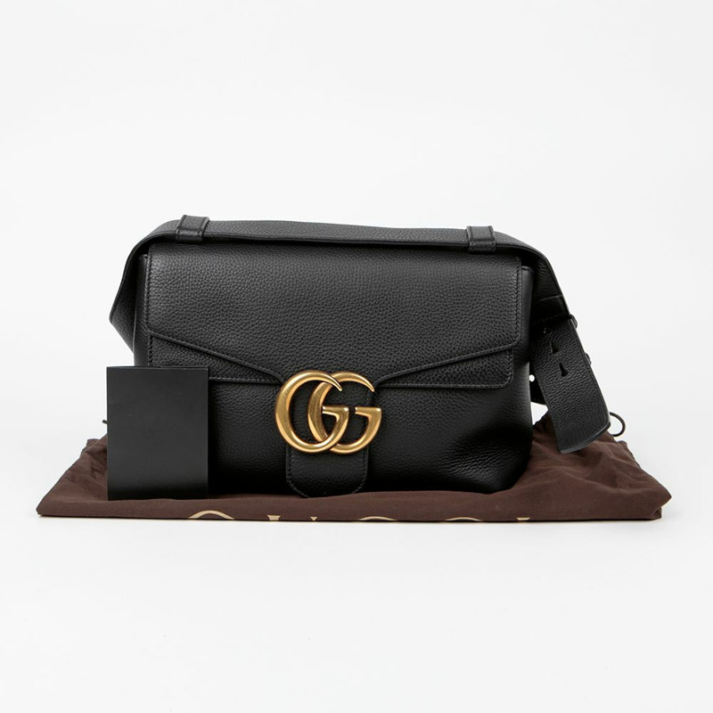 GUCCI 401173 GG Marmont 翻蓋肩背包-0