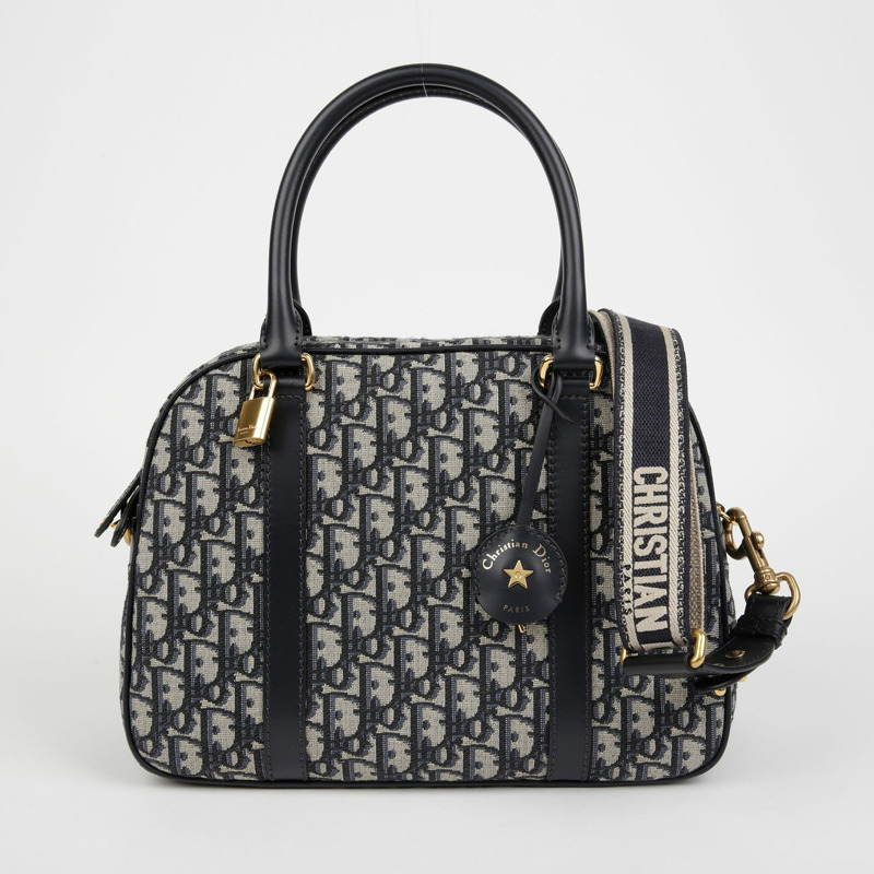 【包稅】DIOR M1341UTZQ DeVibe 大號保齡球手提單肩包-1