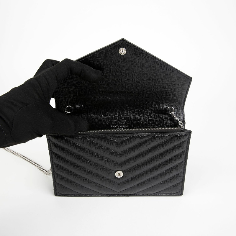 SAINT LAURENT Cassandra 信封 WOC 單肩斜背包 695108-9