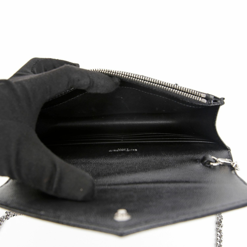SAINT LAURENT Cassandra 信封 WOC 單肩斜背包 695108-10