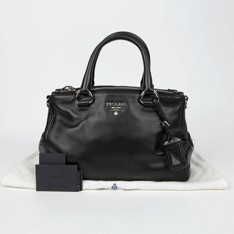PRADA 金屬標誌托特單肩包 BN2866-0