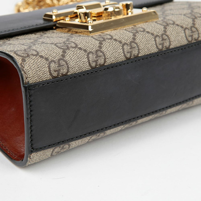 【包稅】GUCCI 槳形鎖扣小鏈條單肩斜背包 409487-6