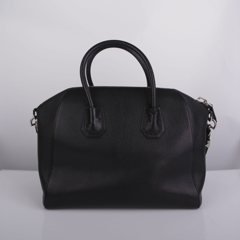 GIVENCHY Antigona 中型黑色山羊皮手提包和單肩包-2