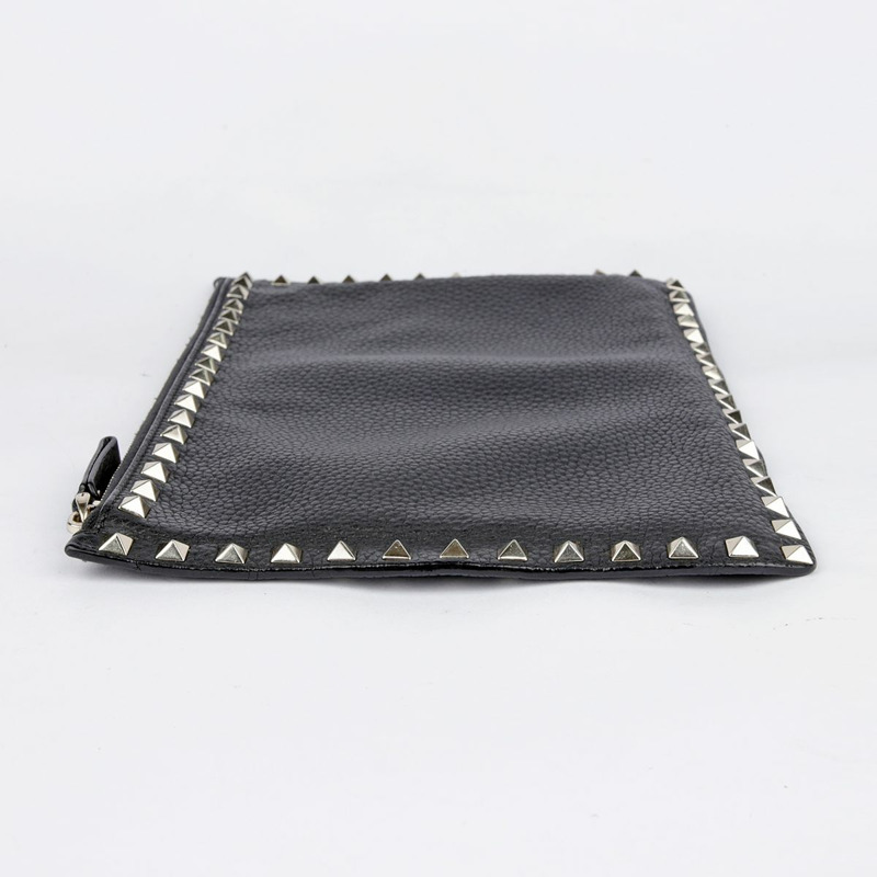 VALENTINO Rockstud 手拿包 黑色皮革 0269VSH-2