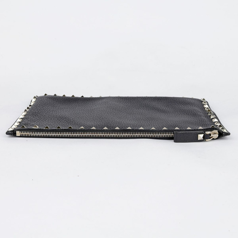 VALENTINO Rockstud 手拿包 黑色皮革 0269VSH-5