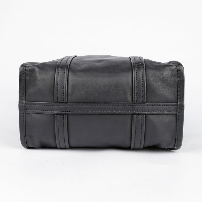BALENCIAGA 小黑色皮革 Bazar 手提包與肩背包-8
