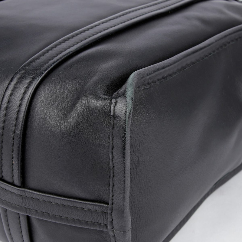 BALENCIAGA 小黑色皮革 Bazar 手提包與肩背包-11
