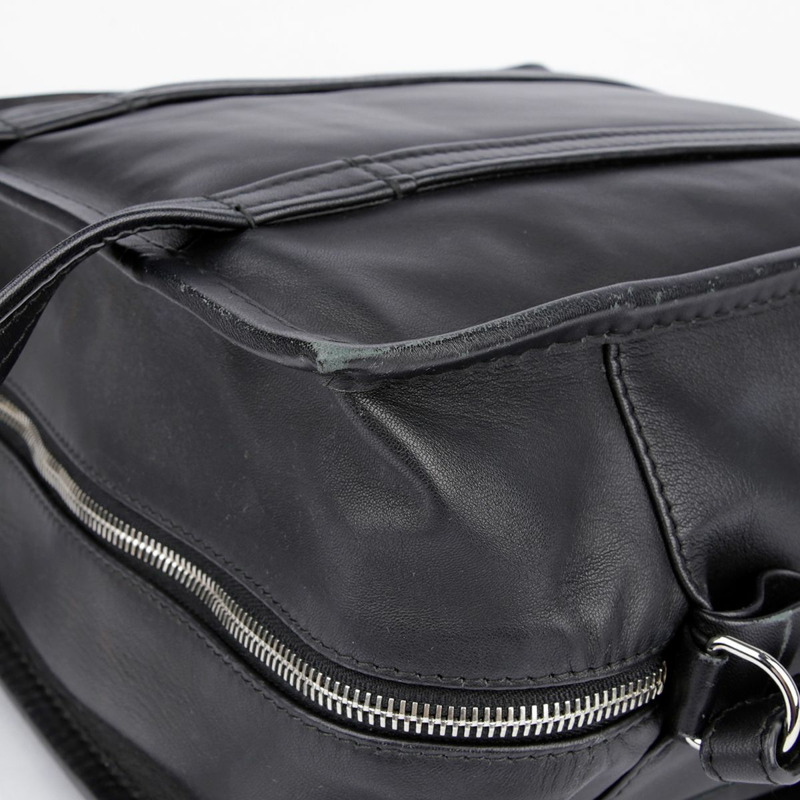 BALENCIAGA 小黑色皮革 Bazar 手提包與肩背包-15