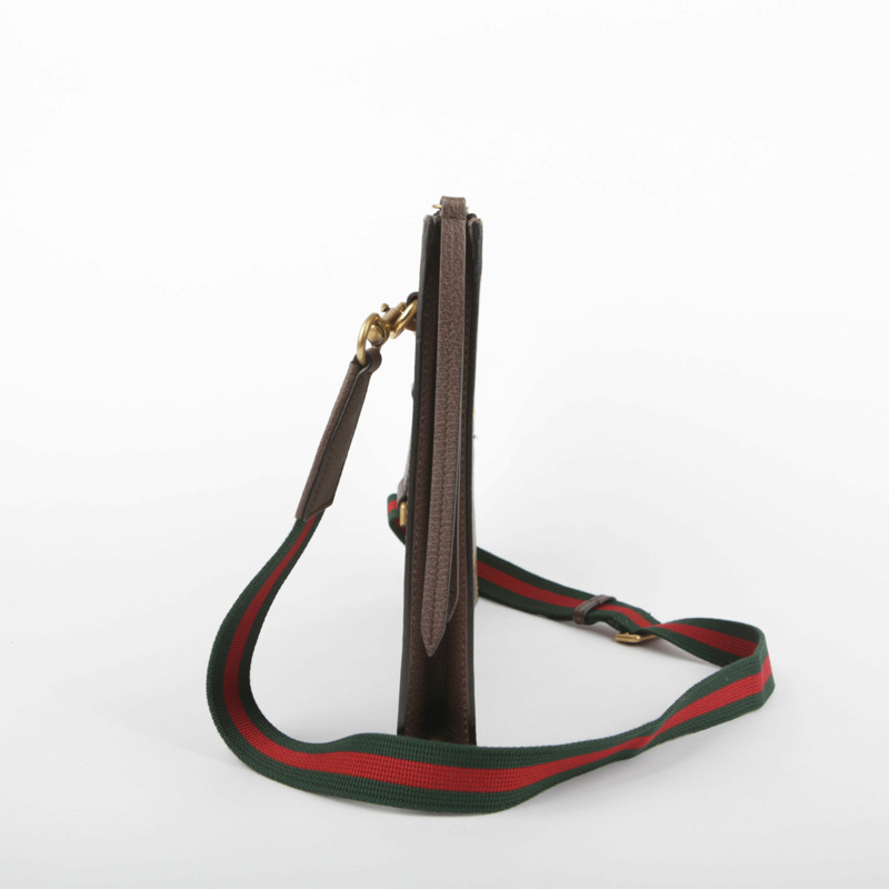 【包稅】GUCCI GG Supreme帆布信差貼布斜背包-5