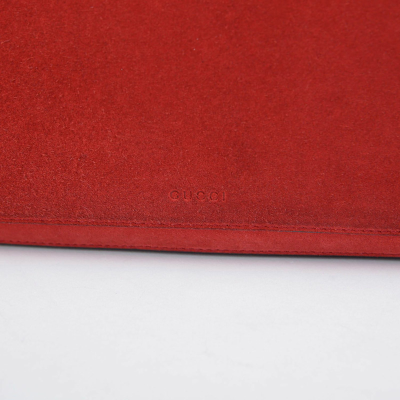 GUCCI 大號紅色絨面革 Dionysus 鏈條單肩包-4