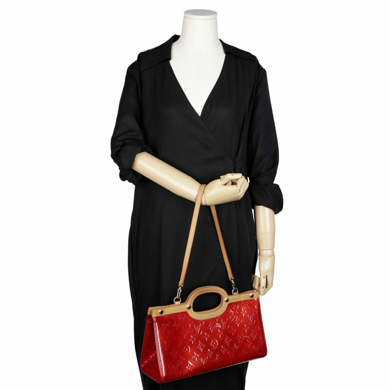 LOUIS VUITTON Monogram Vernis Pompidou Luxbury 手提包和單肩包-24