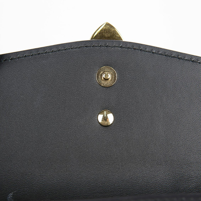GUCCI Silvi 長皮夾 黑色皮革-17