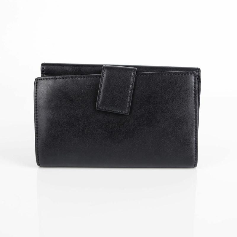 FENDI 黑色皮革皮夾-2