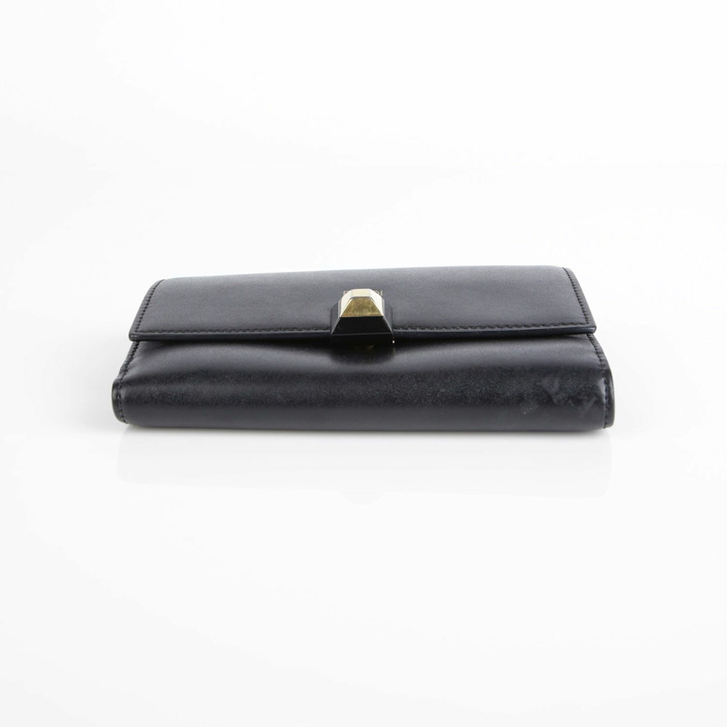FENDI 黑色皮革皮夾-6