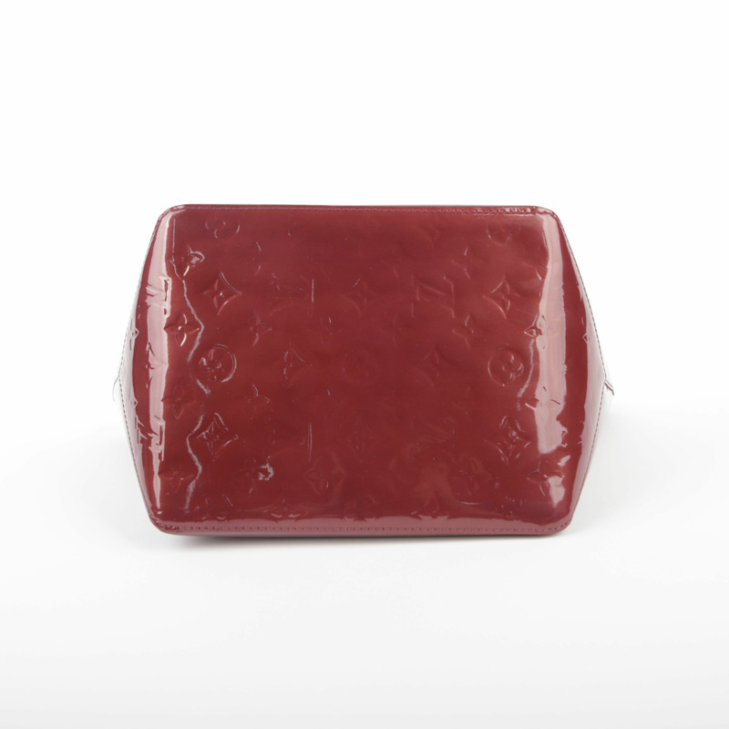 LOUIS VUITTON Monogram Vernis Amarante Bellevue 小號手提包-5