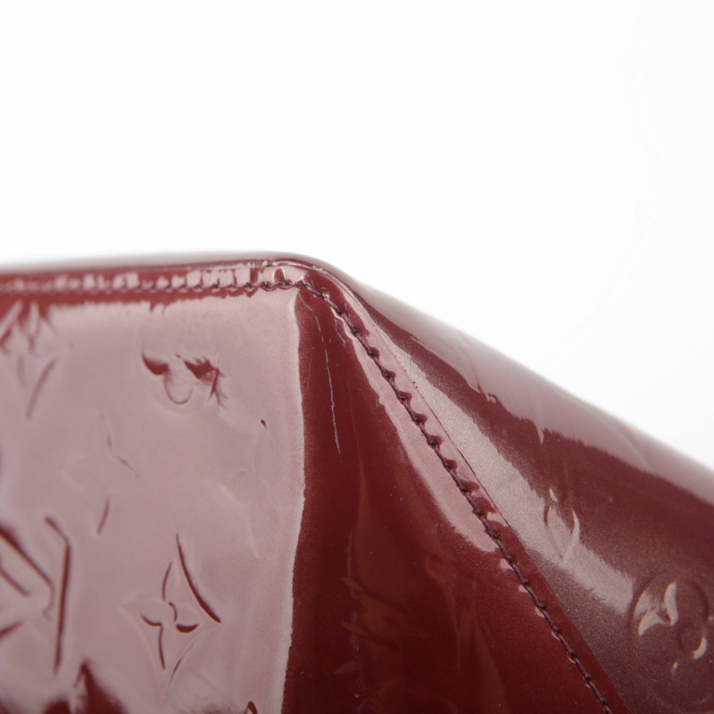 LOUIS VUITTON Monogram Vernis Amarante Bellevue 小號手提包-7
