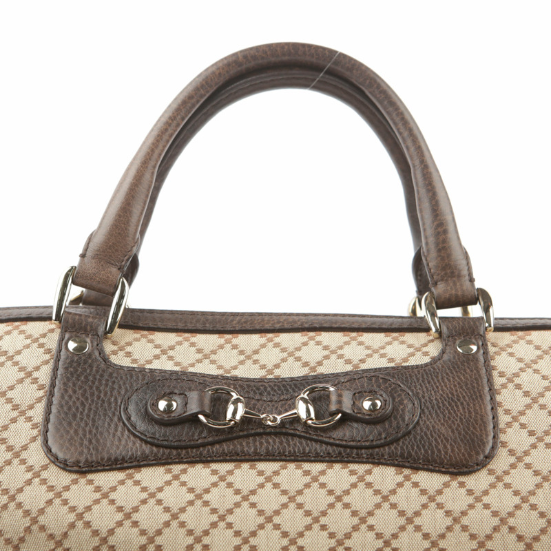 GUCCI Diamente 帆布手提包-2