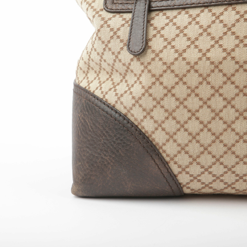 GUCCI Diamente 帆布手提包-4