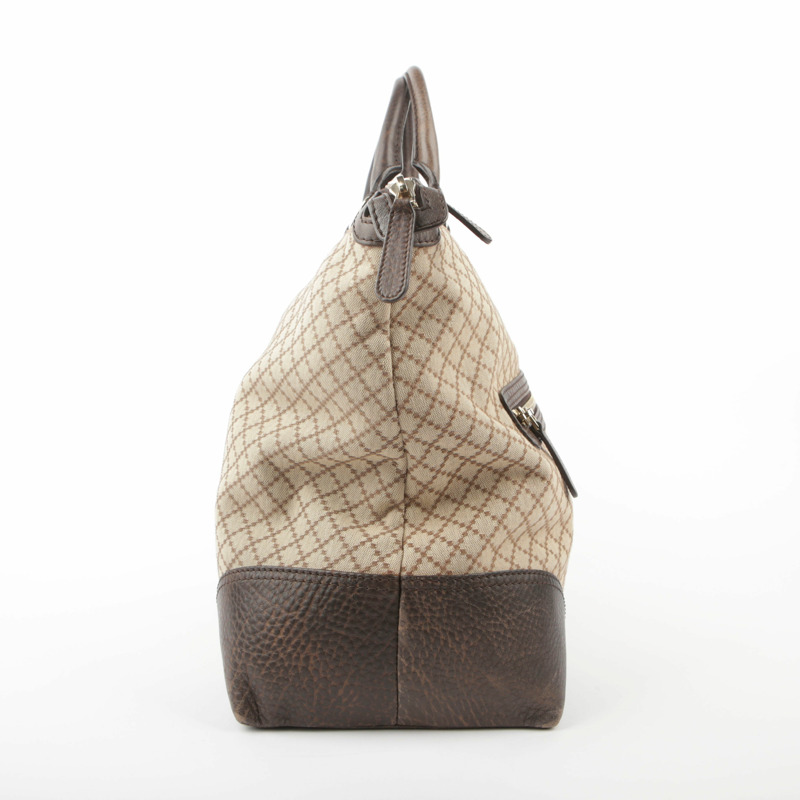GUCCI Diamente 帆布手提包-6