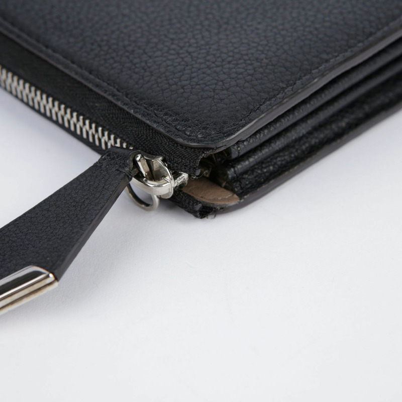 LOUIS VUITTON Comet 黑色小牛皮長皮夾-14