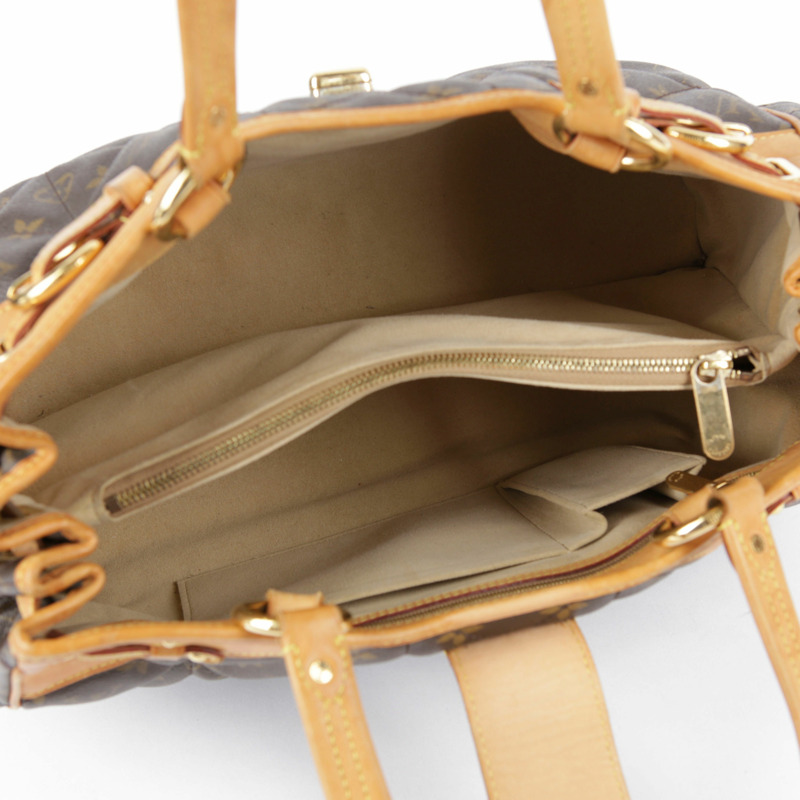 LOUIS VUITTON GM 尺寸 Monogram 帆布手提包和肩背包-35