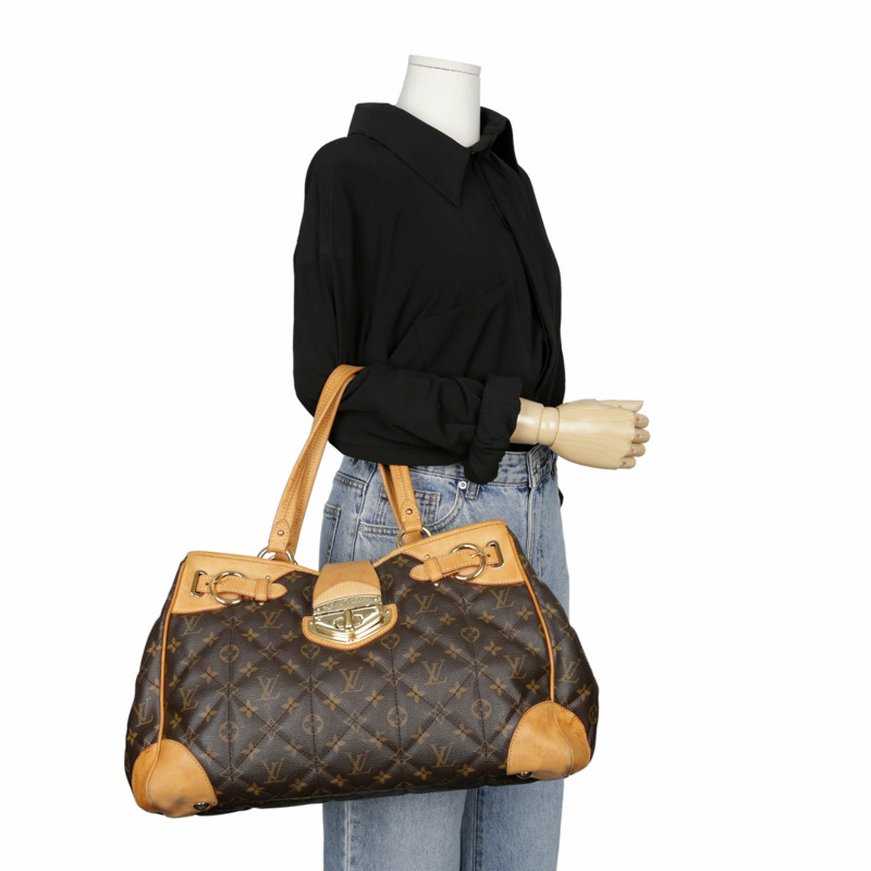 LOUIS VUITTON GM 尺寸 Monogram 帆布手提包和肩背包-36