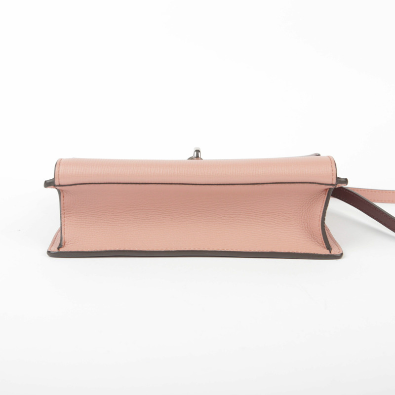 BURBERRY 雙色皮革 Macken 斜背包-7