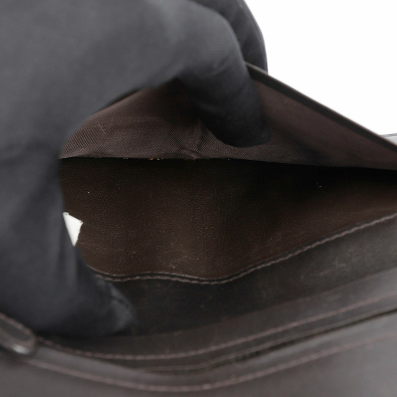 BOTTEGA VENETA 深棕色 Intrecciato 皮革 VN Continental 長皮夾-16