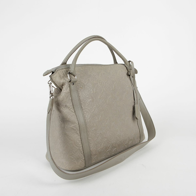 LOUIS VUITTON PM 尺寸灰色 Entelia 皮革 Xyia 托特包和單肩包-1