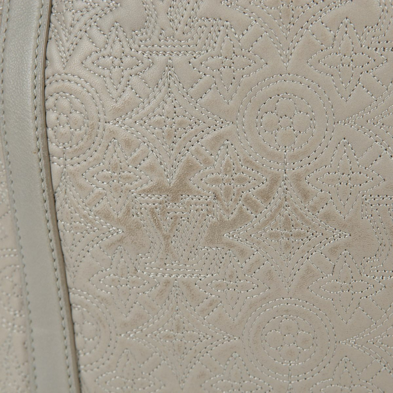 LOUIS VUITTON PM 尺寸灰色 Entelia 皮革 Xyia 托特包和單肩包-6