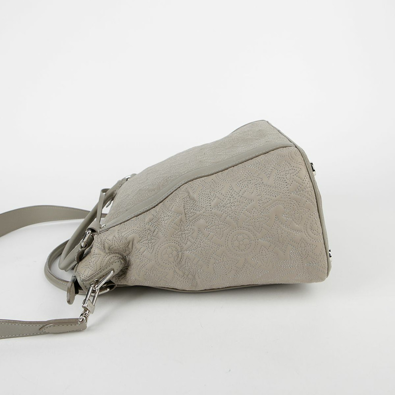 LOUIS VUITTON PM 尺寸灰色 Entelia 皮革 Xyia 托特包和單肩包-7