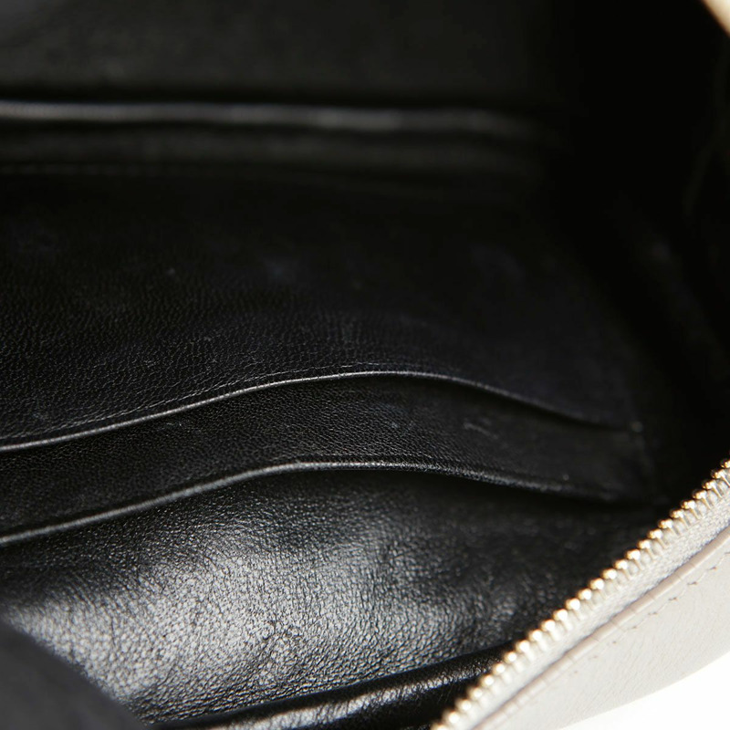 SAINT LAURENT 灰色皮革 Monogram Blogger 肩背包和斜背包-20