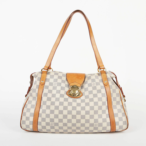 LOUIS VUITTON GM 尺寸 Damier Azur 帆布 Stresa 肩背包