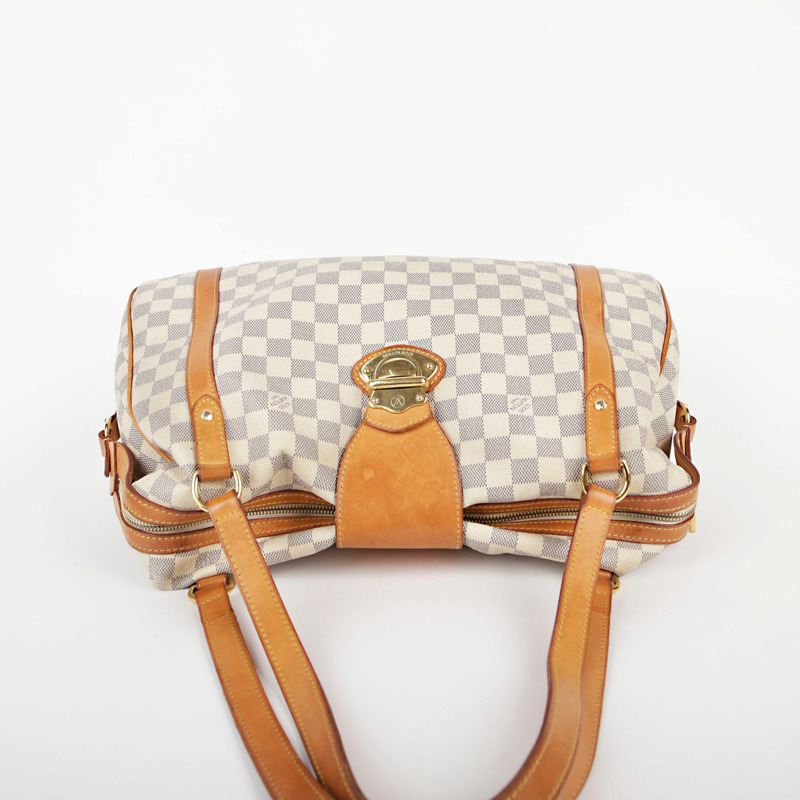 LOUIS VUITTON GM 尺寸 Damier Azur 帆布 Stresa 肩背包-17