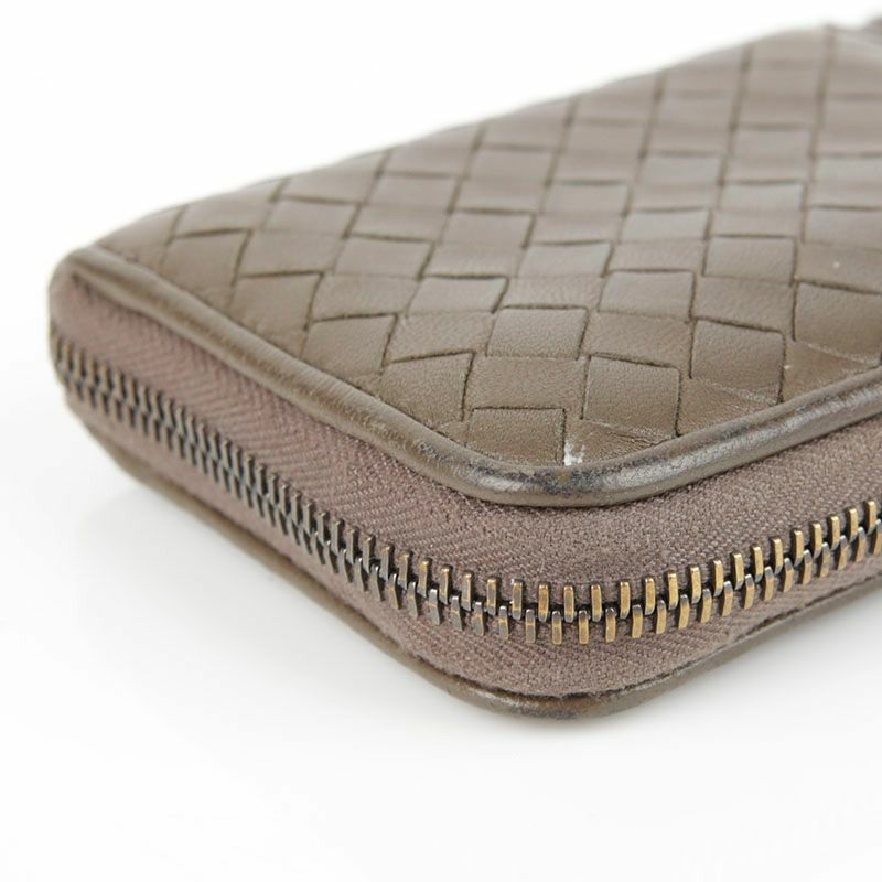BOTTEGA VENETA Intrecciato 皮革 Zippy 零錢卡錢包-7