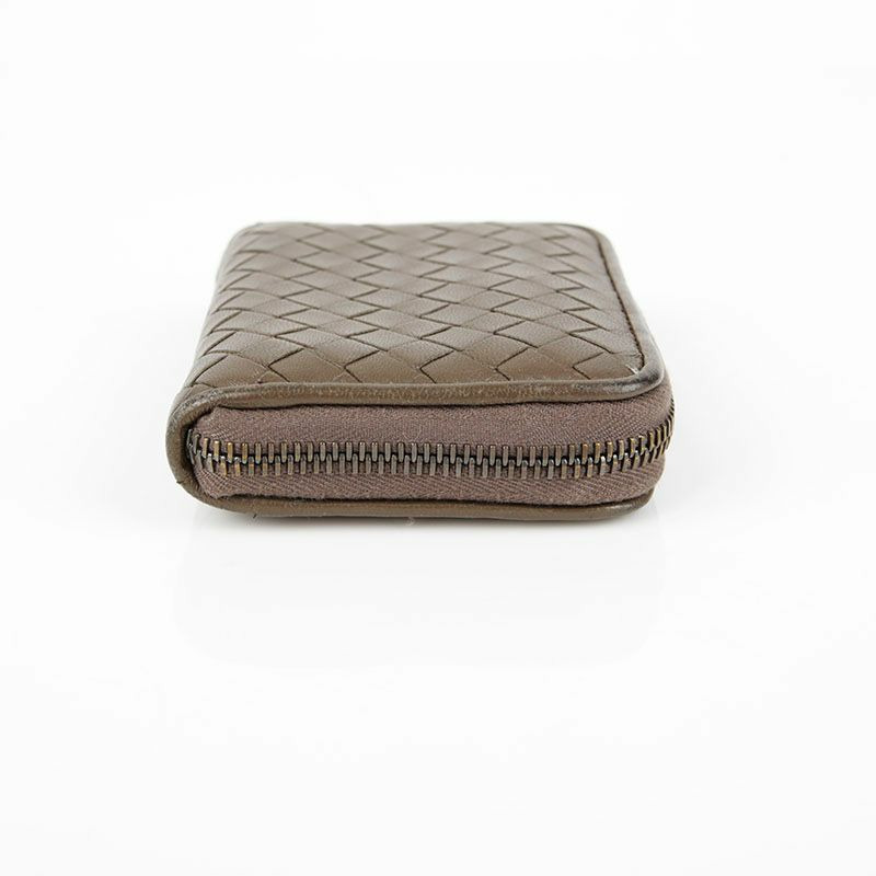BOTTEGA VENETA Intrecciato 皮革 Zippy 零錢卡錢包-8