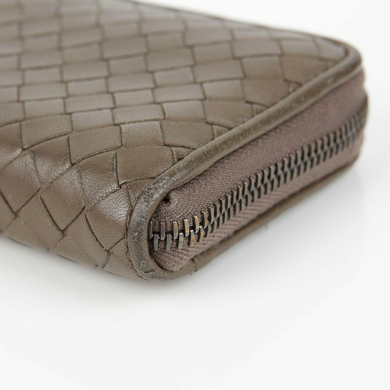 BOTTEGA VENETA Intrecciato 皮革 Zippy 零錢卡錢包-9
