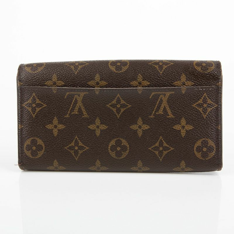 LOUIS VUITTON 大號字母帆布 Sarah 皮夾-2