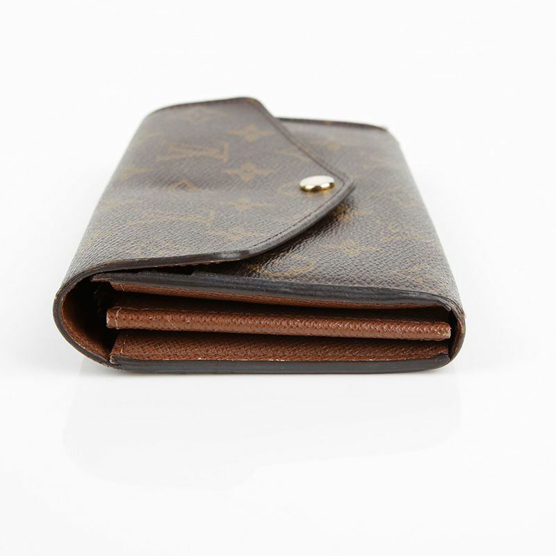 LOUIS VUITTON 大號字母帆布 Sarah 皮夾-6