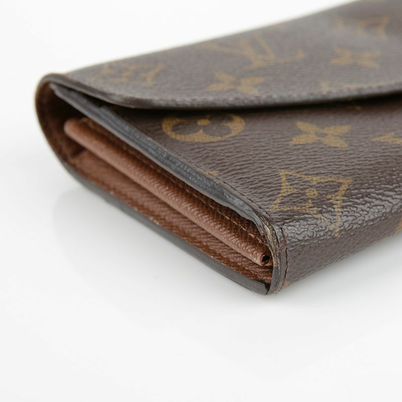 LOUIS VUITTON 大號字母帆布 Sarah 皮夾-7