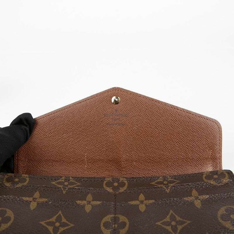 LOUIS VUITTON 大號字母帆布 Sarah 皮夾-11