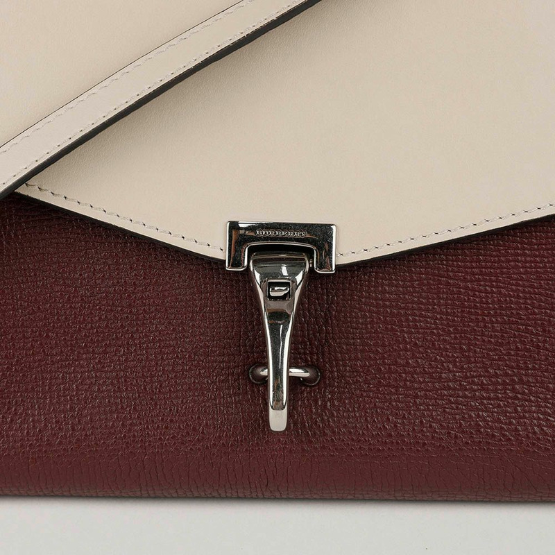 BURBERRY 雙色皮革 McKen 斜背包與肩背包-1