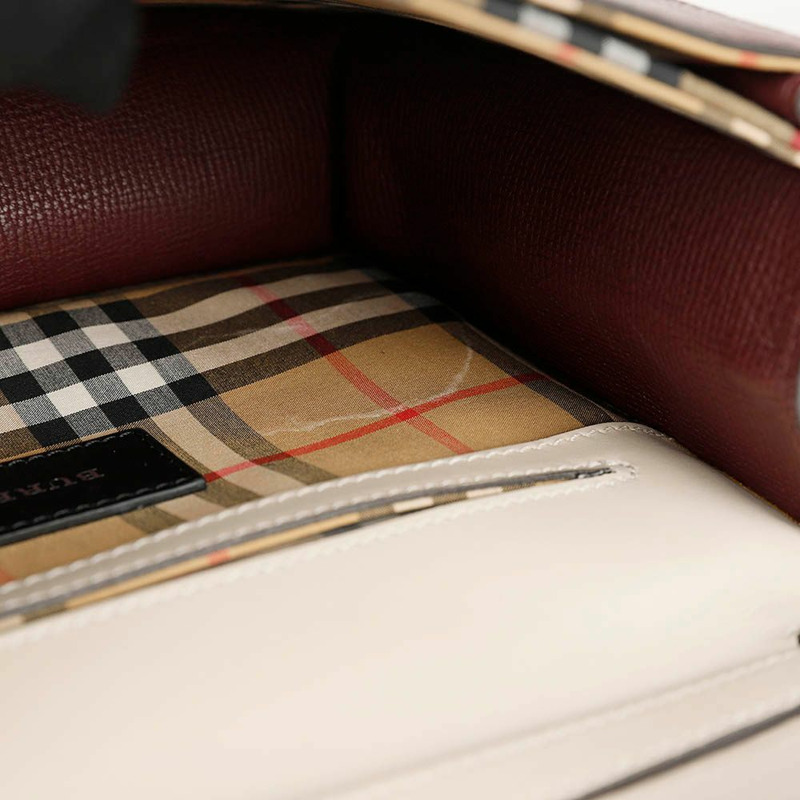 BURBERRY 雙色皮革 McKen 斜背包與肩背包-14