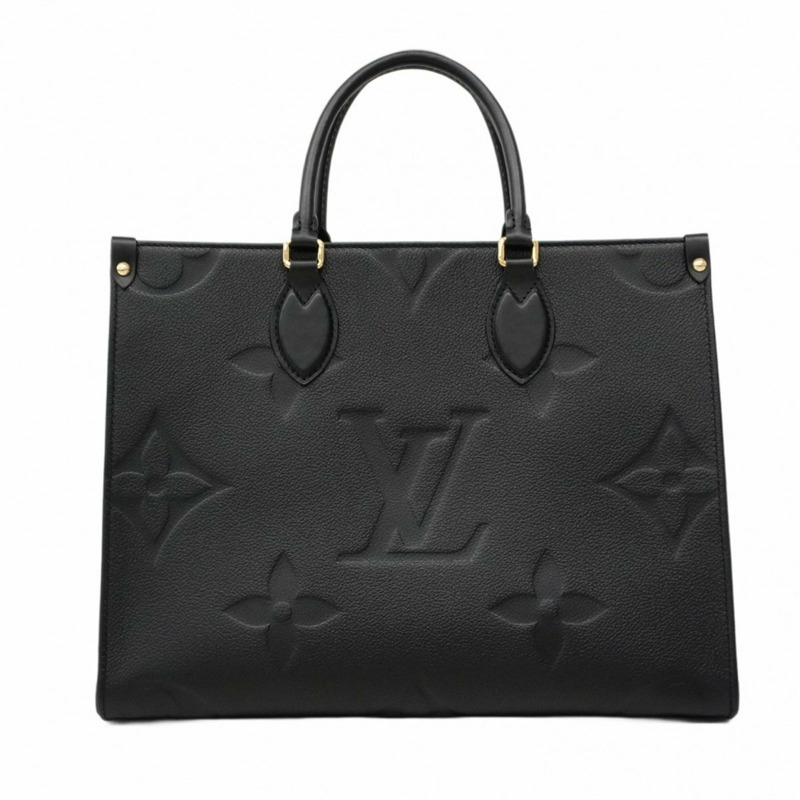 Louis Vuitton Monogram Empreinte On-the-Go MM M45595 Noir 女士兩用包-8
