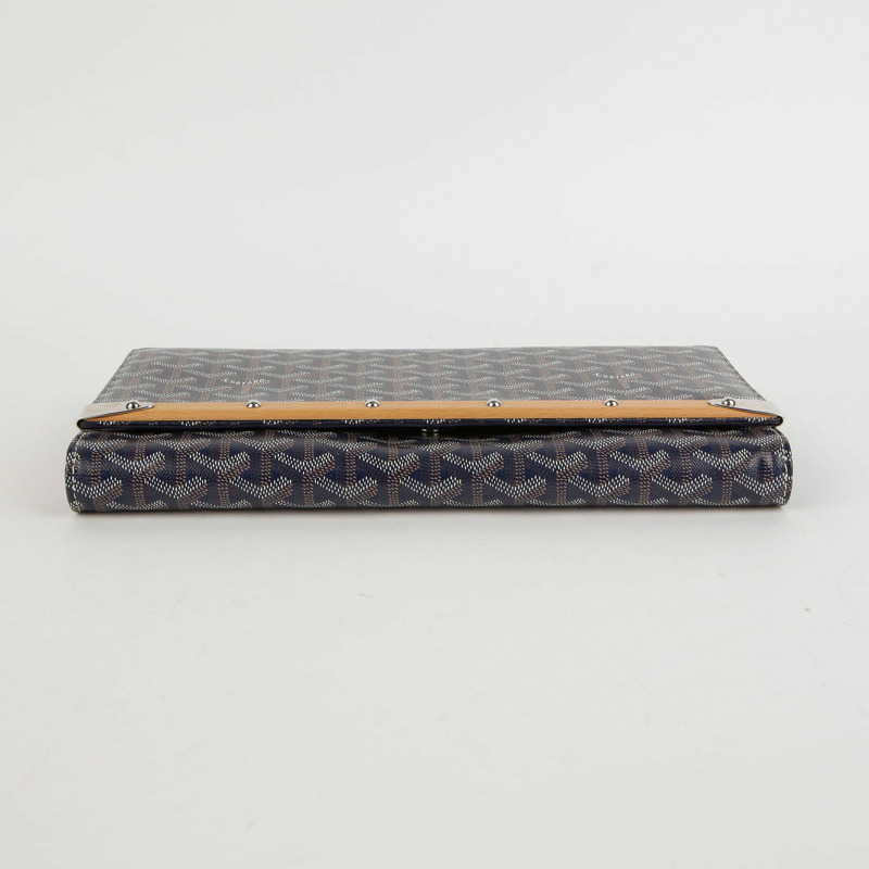GOYARD 海軍藍 Goyard 帆布 Monte Carlo 手拿包-3