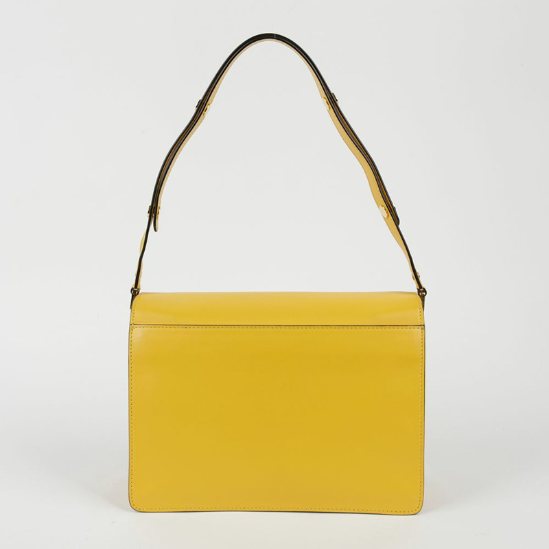 MARNI 黃色皮革 Trunk 單肩背包和斜背包-4