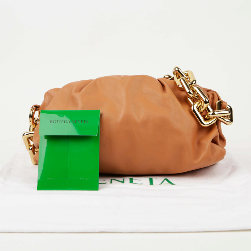 【包稅】BOTTEGA VENETA 羊皮鏈手拿包和肩包-0