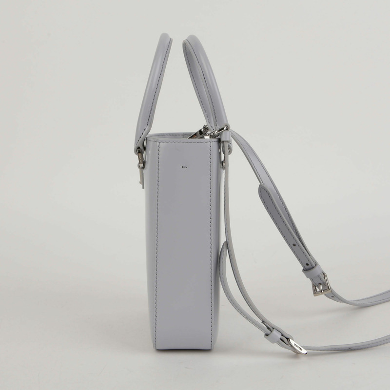 PRADA 小號 Conflower 拉絲皮革手提包和單肩包-1