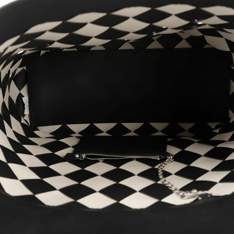 BOTTEGA VENETA Nero Mist Maxi Cava 手提包-6